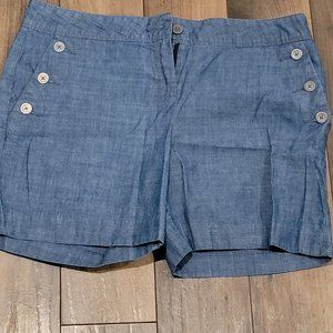 Limited denim sailor shorts